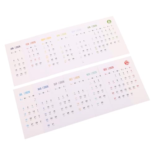 DOITOOL Kalender Sticker Selbstklebend Kreatives Diy Monatsplaner mit Schreibpapier Haftende Jahresübersicht für Büro Schreibtisch Wand und Kühlschrank Organizer für Terminplanung DOITOOL Kalender Sticker Selbstklebend Kreatives Diy Monatsplaner mit Schreibpapier Haftende Jahresübersicht für Büro Schreibtisch Wand und Kühlschrank Organizer für Terminplanung von DOITOOL