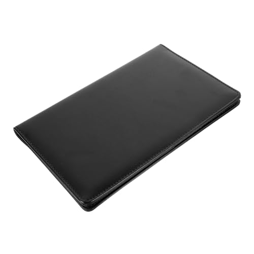 DOITOOL Kassiererbestellordner Zwischenablage Für Die Registrierkasse Speicherklemme Kleines Klemmbrett Speicherplatz Klemmbrett Mit Speicher Gruß Tragbar Papier Tafel Schwarz Pu-leder von DOITOOL