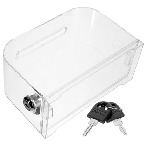 DOITOOL Kasten Visitenkartenbox Bitte Brieftasche Für Kartenhalter Verschlossener Speicher Erwachsene Angebot Inhaber Banker Blinken Lagerung Abschließbar Sperren Spende Mit Schloss Acryl DOITOOL Kasten Visitenkartenbox Bitte Brieftasche Für Kartenhalter Verschlossener Speicher Erwachsene Angebot Inhaber Banker Blinken Lagerung Abschließbar Sperren Spende Mit Schloss Acryl von DOITOOL
