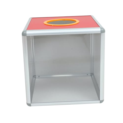 DOITOOL Kasten -box Party Lagerung Klar Stapelbar Verlosen Spende Veranstalter Glücklich Wohltätigkeit Mit Schlitz Inhaber Für Tickets Tombola-los-inhaber Aluminiumlegierung Rot DOITOOL Kasten -box Party Lagerung Klar Stapelbar Verlosen Spende Veranstalter Glücklich Wohltätigkeit Mit Schlitz Inhaber Für Tickets Tombola-los-inhaber Aluminiumlegierung Rot von DOITOOL