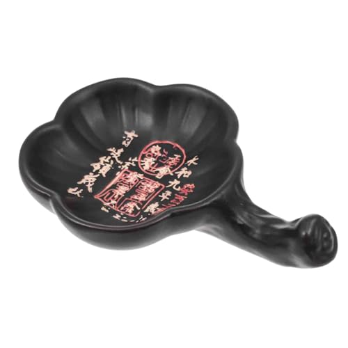 DOITOOL Keramische Tintenplatte mit Pinselhalter Multifunktionale Blumenförmige Tintenablage für Kalligraphie und Malerei für Anfänger und der Chinesischen Kultur DOITOOL Keramische Tintenplatte mit Pinselhalter Multifunktionale Blumenförmige Tintenablage für Kalligraphie und Malerei für Anfänger und der Chinesischen Kultur von DOITOOL