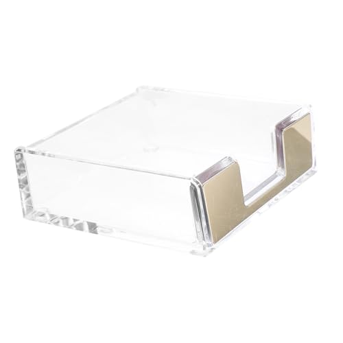 DOITOOL Klarer Notizblockhalter aus Stilvoller Memo Pad Organizer für Schreibtisch Tragbare Aufbewahrungslösung für Bürobedarf und Notizen und Design für Zuhause oder Büro DOITOOL Klarer Notizblockhalter aus Stilvoller Memo Pad Organizer für Schreibtisch Tragbare Aufbewahrungslösung für Bürobedarf und Notizen und Design für Zuhause oder Büro von DOITOOL