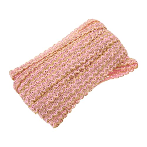DOITOOL Kleidung Trimmen Ornament Quaste Rüsche Dekorativ Nähen Stickerei Kleidungsstück Flecken Stoff Geflochten Streifen Handgefertigtes Band Rosa Polyestergarn DOITOOL Kleidung Trimmen Ornament Quaste Rüsche Dekorativ Nähen Stickerei Kleidungsstück Flecken Stoff Geflochten Streifen Handgefertigtes Band Rosa Polyestergarn von DOITOOL