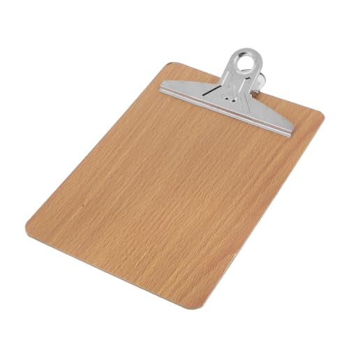 DOITOOL Klemmbrett Clip Board mit Stabiler Metallklemme für Büro Schule und Kreative Projekte Rostfrei und Langlebig Design mit Abgerundeten Ecken von DOITOOL