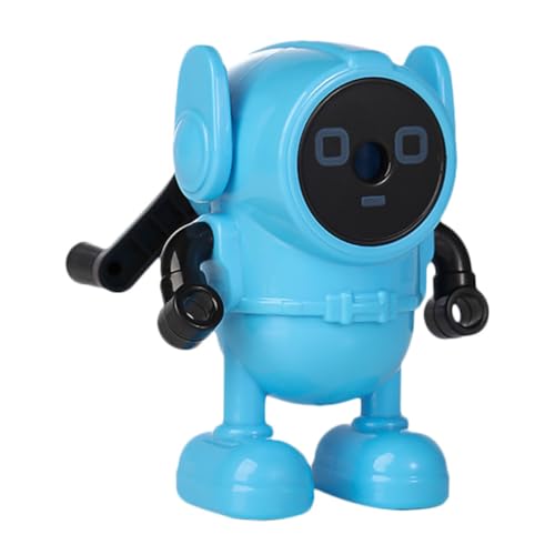 DOITOOL Kreativer Cartoon Roboter Bleistiftspitzer Handheld Bleistiftspitzer Für Manuell Mit Kurbel Für Schule Und Zuhause Für Bleistifte DOITOOL Kreativer Cartoon Roboter Bleistiftspitzer Handheld Bleistiftspitzer Für Manuell Mit Kurbel Für Schule Und Zuhause Für Bleistifte von DOITOOL