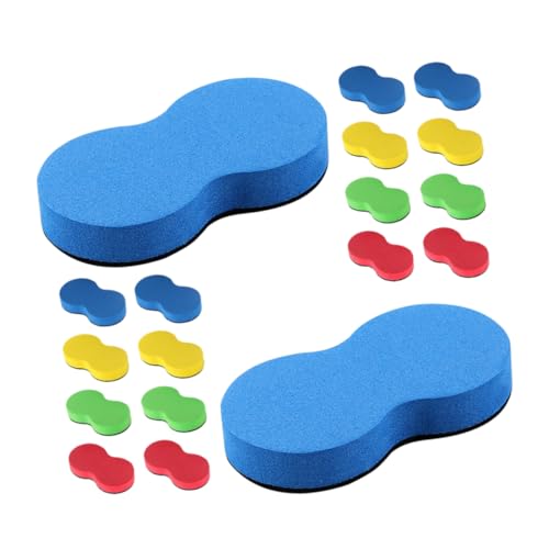 DOITOOL Kreideradierer 80 Stück Kreidetafel Radiergummis In Erdnussform Für Tafeln Trockenes Whiteboard Magnetisch Wiederverwendbar Für Marker Klassenzimmer Zuhause Und Büro von DOITOOL