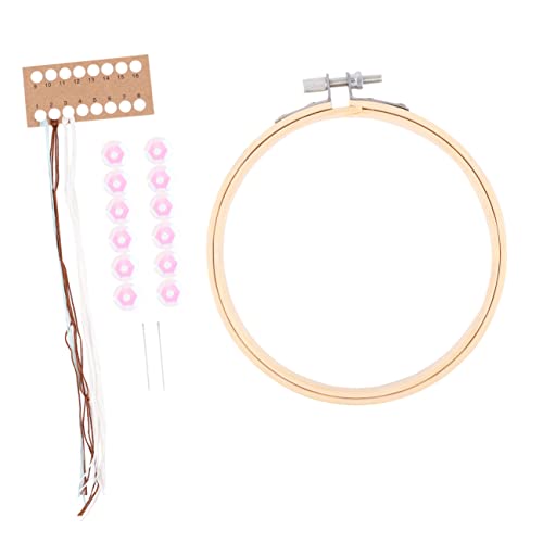DOITOOL Kreuzstich Set Organza Nähstoff Stickerei Blumenmuster Weißer Bambus DOITOOL Kreuzstich Set Organza Nähstoff Stickerei Blumenmuster Weißer Bambus von DOITOOL