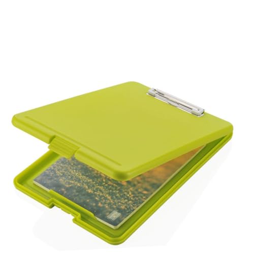 DOITOOL Kunststoff Klemmbrett Aufbewahrungsbox mit Hartplatte und Memo clip Leichtes Schreibbrett für Schule Büro und Zuhause Glatte Oberfläche mit Abgerundeten Ecken für Lehrer und von DOITOOL