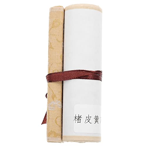 DOITOOL Leere Kleine Schriftrolle Wandkunst Fürs Büro Gemacht Mini Blanko-montage-wandrolle Hängend Zeichnung Scroll- Tragbar Hochzeit Home Office Decor Kalligraphie Beige Der Stoff von DOITOOL