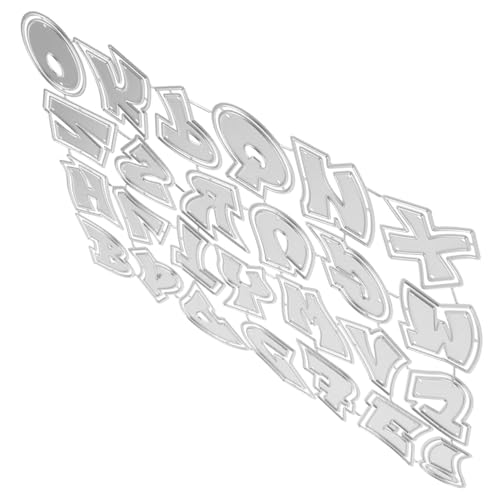 DOITOOL Lesezeichen Stanzformen Metall Karbonstahl Geprägte Vorlage DIY Kohlenstoffstahl Formschablonen Für Die Kartenherstellung Prägebuchstaben Scrapbooking Formen Karbonstahl von DOITOOL