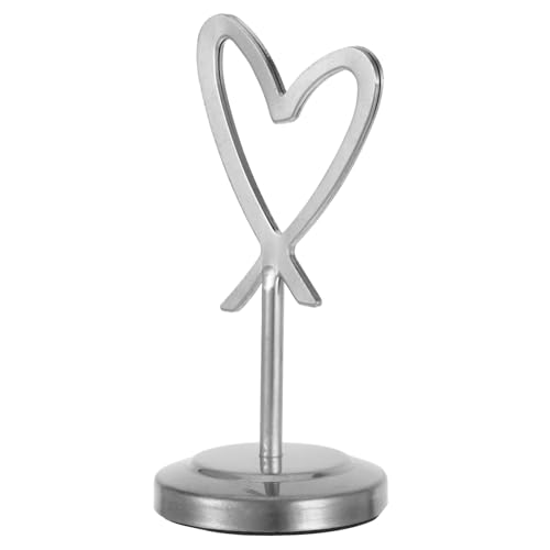 DOITOOL Liebesausstellungsständer Clips Ständerhalter Notizhalter Für Büroklammern Memo-clip Tischkartenclips Aus Metall Memohalter-clip Mini-notizenhalter Rostfreier Stahl Silver DOITOOL Liebesausstellungsständer Clips Ständerhalter Notizhalter Für Büroklammern Memo-clip Tischkartenclips Aus Metall Memohalter-clip Mini-notizenhalter Rostfreier Stahl Silver von DOITOOL