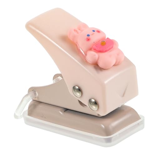 DOITOOL Locher Kunsthandwerk Sammelalbum Mini Craft Hole Punch Bastelstanzen für Papierhandwerk Einzellochpuncher Handheld Lochpunsch Papierstanzmaschine Papier Puncher Plastik von DOITOOL