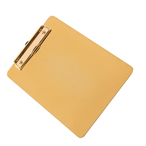 DOITOOL Luxuriöses Nordic Klemmbrett aus Goldfarbenes Schreibbrett für Dokumente für Schule und Büro Design mit Ecken DOITOOL Luxuriöses Nordic Klemmbrett aus Goldfarbenes Schreibbrett für Dokumente für Schule und Büro Design mit Ecken von DOITOOL