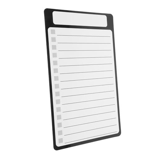 DOITOOL Magnetische Nachrichtenaufkleber magnetischer Einkaufslistenblock Notizblock mit Magnetrückseite Farbe Memo -Pad magnetische einkaufsliste Kühlschrankplaner das Haustier Schwarz DOITOOL Magnetische Nachrichtenaufkleber magnetischer Einkaufslistenblock Notizblock mit Magnetrückseite Farbe Memo -Pad magnetische einkaufsliste Kühlschrankplaner das Haustier Schwarz von DOITOOL