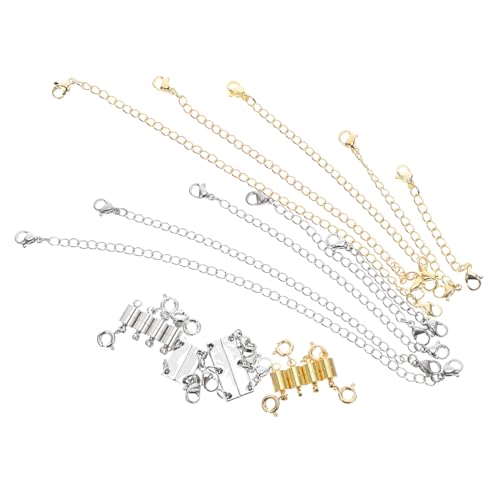 DOITOOL Magnetischer Schmuckverschluss Edelstahl Zylindrischem Design Sicherer Halt Einfaches Anlegen für Halsketten Armbänder und Fußkettchen Vielseitiger Kettenverlängerer DOITOOL Magnetischer Schmuckverschluss Edelstahl Zylindrischem Design Sicherer Halt Einfaches Anlegen für Halsketten Armbänder und Fußkettchen Vielseitiger Kettenverlängerer von DOITOOL