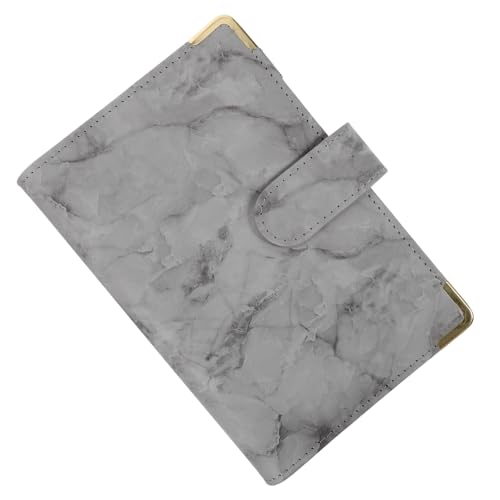 DOITOOL Marble Design Ring Binder Cover für Notizen und Handkonten Dekorative Hülle Langlebig und Leicht zu Reinigen für Schule Büro und Reisen von DOITOOL