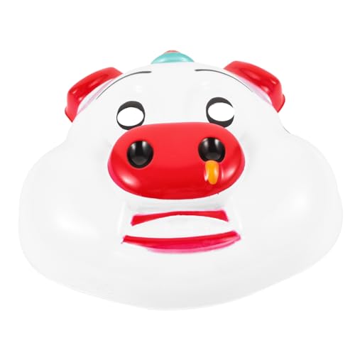 DOITOOL Maske Schwein Cosplay Requisiten Karikatur Led Kindertier Kaninchen Halloween Party Gefälligkeiten Weiß Plastik DOITOOL Maske Schwein Cosplay Requisiten Karikatur Led Kindertier Kaninchen Halloween Party Gefälligkeiten Weiß Plastik von DOITOOL