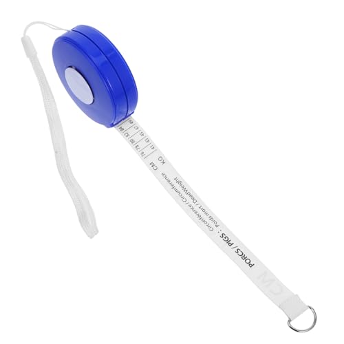 DOITOOL Maßband für das Gewicht von Schweinen und Rindern Körpermaßband Maßband für Tiere Maßband für das Gewicht eines Pferdes Maßband für das Pferdegewicht Acryl Blue DOITOOL Maßband für das Gewicht von Schweinen und Rindern Körpermaßband Maßband für Tiere Maßband für das Gewicht eines Pferdes Maßband für das Pferdegewicht Acryl Blue von DOITOOL