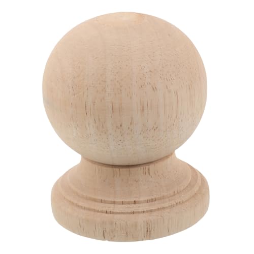 DOITOOL Massive Holzdekorationssäulen Unfertige Lampenfinial Unbemaltes Holzpfostenkappe Holzlampen -endsteine Rustikale Bettpfostenkappe Rustikalholzkugel Finial Diy Rustic Finial Beige DOITOOL Massive Holzdekorationssäulen Unfertige Lampenfinial Unbemaltes Holzpfostenkappe Holzlampen -endsteine Rustikale Bettpfostenkappe Rustikalholzkugel Finial Diy Rustic Finial Beige von DOITOOL