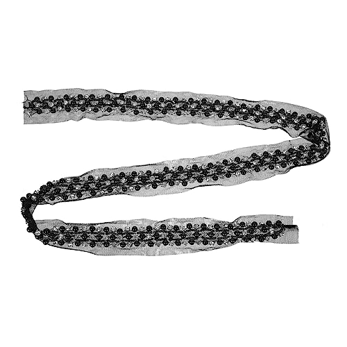 DOITOOL Mehrfunktionales Spitzenband mit Perlen und Strass Dekoratives Nähzubehör für Hochzeiten Diy und Bastelprojekte mit Drei Reihen Perlen DOITOOL Mehrfunktionales Spitzenband mit Perlen und Strass Dekoratives Nähzubehör für Hochzeiten Diy und Bastelprojekte mit Drei Reihen Perlen von DOITOOL
