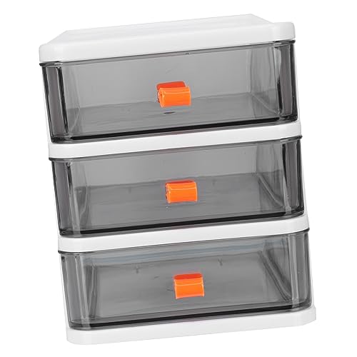DOITOOL Mehrschichtige Aufbewahrungsbox für Bürobedarf Weiße Sortierbox mit Praktischer Schubladenstruktur für Kosmetik und Mini Organizer für Schreibtisch und Bad von DOITOOL