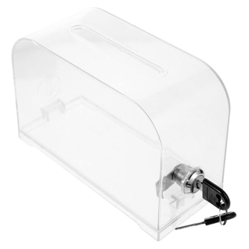 DOITOOL Meinungsstimmabschied Spende Dose Spendenboxen Für Fundraising Praktisches Kartenetui Bürozubehör Kartenspeicher Ablage Für Visitenkarten Handelskarteninhaber Acryl Transparent DOITOOL Meinungsstimmabschied Spende Dose Spendenboxen Für Fundraising Praktisches Kartenetui Bürozubehör Kartenspeicher Ablage Für Visitenkarten Handelskarteninhaber Acryl Transparent von DOITOOL