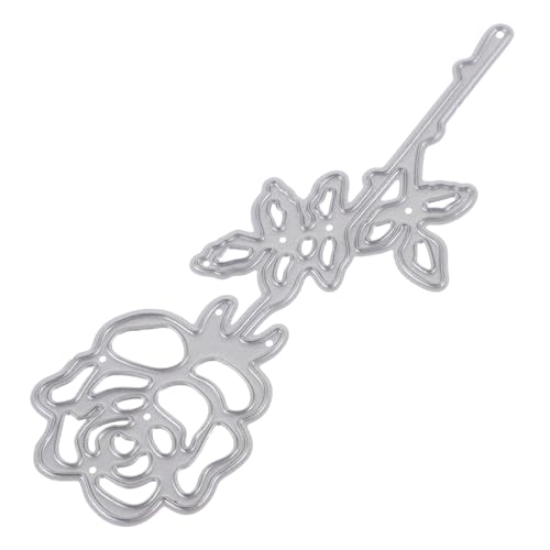 DOITOOL Messerform selber machen Schneiden Die Scrapbooking Sammelalbum für Papier handwerk DIY formen Rosen-Stanzformen Blumenprägeschablonen dekorative Schablonen Kohlenstoffstahl Silver von DOITOOL