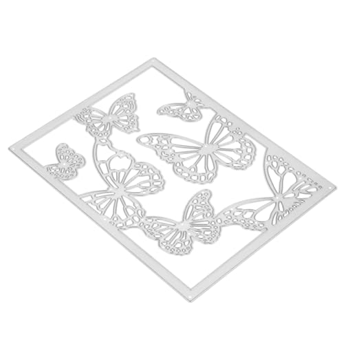 DOITOOL Messerform selber machen für Schmetterling Herstellung sterben Schnitte Prägung Fotorahmen-Stanzformen Party-Stanzformen Prägemappen Stanzformen Schablone Kohlenstoffstahl Silver von DOITOOL