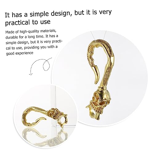DOITOOL Messing Schädel Schnalle Haken S Förmig DIY Zubehör Langlebig Praktisch Dekorativ für Schlüssel und Taschen DOITOOL Messing Schädel Schnalle Haken S Förmig DIY Zubehör Langlebig Praktisch Dekorativ für Schlüssel und Taschen von DOITOOL