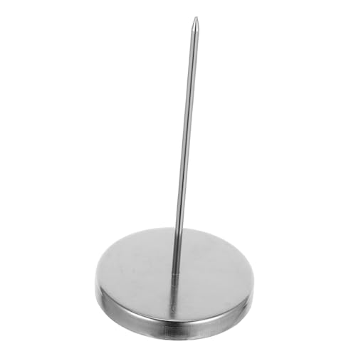 DOITOOL Metal Menühalter Gerade Metall Spike mit Stabilem Rundfuß Vielseitiger Quittungshalter für Restaurant Küche Büro und Hotel Effiziente Menüorganisation Professionelles Design von DOITOOL