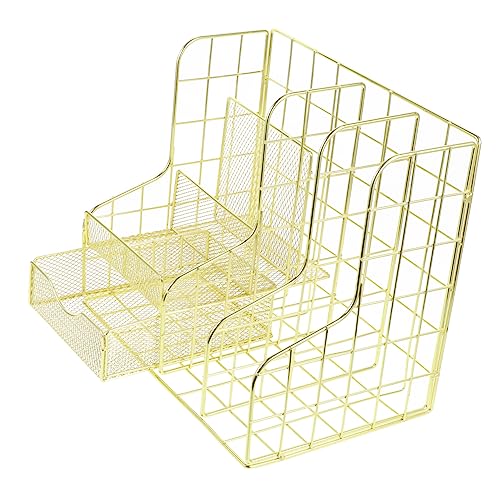 DOITOOL Metall Dokumenten Organizer für Schreibtisch Einfaches und Modisches Ablagesystem für Bürobedarf Platzsparend Große Kapazität Praktische Aufbewahrungslösung Roségold DOITOOL Metall Dokumenten Organizer für Schreibtisch Einfaches und Modisches Ablagesystem für Bürobedarf Platzsparend Große Kapazität Praktische Aufbewahrungslösung Roségold von DOITOOL