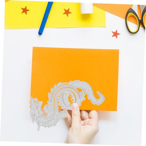 DOITOOL Metall Stanzform Drache Diy Bastelvorlage Langlebig Wiederverwendbar Präzise Dragon Cutting für Karten Scrapbooking Album Dekoration DOITOOL Metall Stanzform Drache Diy Bastelvorlage Langlebig Wiederverwendbar Präzise Dragon Cutting für Karten Scrapbooking Album Dekoration von DOITOOL