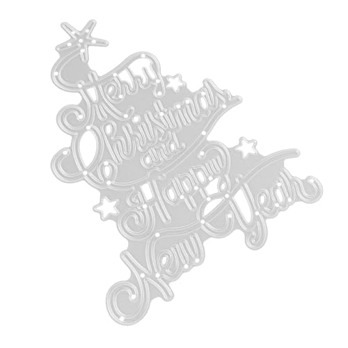DOITOOL Metall Stanzformen für Weihnachtsmotive Silberne Prägeschablonen Diy Karten und Bastelarbeiten Glatte Kanten Festliches Scrapbooking Zubehör DOITOOL Metall Stanzformen für Weihnachtsmotive Silberne Prägeschablonen Diy Karten und Bastelarbeiten Glatte Kanten Festliches Scrapbooking Zubehör von DOITOOL