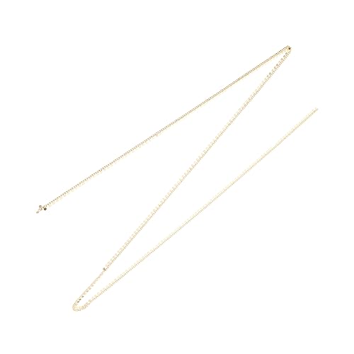 DOITOOL Metallene Ketten mit Flachem Rund Disk Anhänger Vielseitige Diy Kette für Schmuckherstellung und Dekoration Handgefertigte Legierungskette für Auto Handy und Taschenaccessoires von DOITOOL