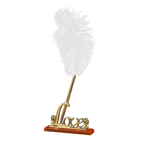 DOITOOL Metallischer Gästestift Mit Basis Eleganter Kugelschreiber Für Romantische Anlässe Für Hochzeiten Verlobungen Und Geburtstagsfeiern von DOITOOL