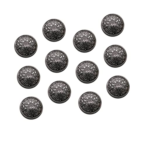 DOITOOL Metallknöpfe für Näh- und Bastelprojekte, langlebig, schwarz, für Jacken, Mäntel, Jeans und mehr, 30 Stück DOITOOL Metallknöpfe für Näh- und Bastelprojekte, langlebig, schwarz, für Jacken, Mäntel, Jeans und mehr, 30 Stück von DOITOOL
