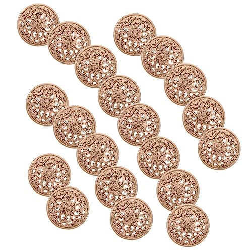 DOITOOL Metallknöpfe zum Nähen, robuste und langlebige Verschlüsse für Jacken, Mäntel und Handwerk, goldfarben, 30 Stück von DOITOOL