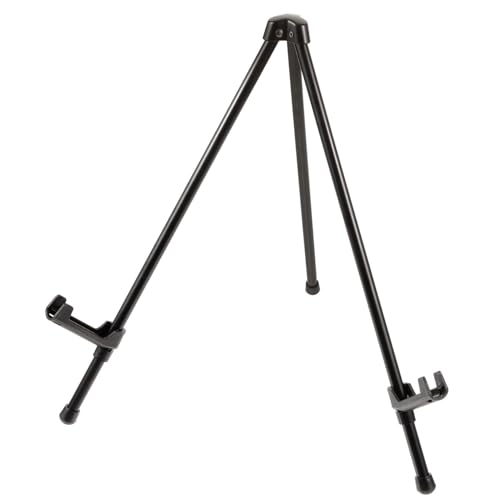 DOITOOL Mini -Faltungssicherheit staffelei easel bilderständer Willkommen Kleine Bildstaffnung rahmen Stand tischdeckenklammern Ausstellungsständer für Künstler Lackierregale Eisen Black von DOITOOL