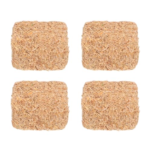 DOITOOL Mini-heuballen, 4-teiliges Dekoratives Heuhaufen-Ornament, Rustikale Tischdekoration, Hintergrunddekor mit Bauernhof-Motiv, 3,5 X 2,0 X 2,0 cm DOITOOL Mini-heuballen, 4-teiliges Dekoratives Heuhaufen-Ornament, Rustikale Tischdekoration, Hintergrunddekor mit Bauernhof-Motiv, 3,5 X 2,0 X 2,0 cm von DOITOOL