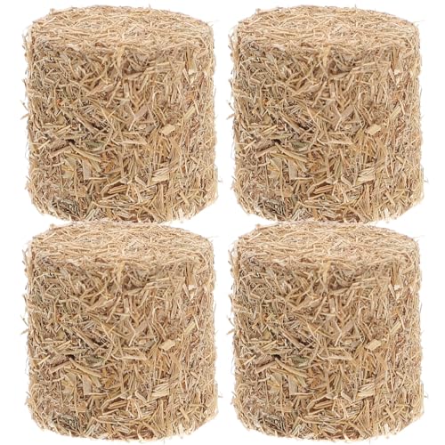 DOITOOL Mini-heuballen, 4-teiliges Dekoratives Heuhaufen-Ornament, Rustikale Tischdekoration, Hintergrunddekor mit Bauernhof-Motiven, 2,0 X 2,0 X 2,0 cm DOITOOL Mini-heuballen, 4-teiliges Dekoratives Heuhaufen-Ornament, Rustikale Tischdekoration, Hintergrunddekor mit Bauernhof-Motiven, 2,0 X 2,0 X 2,0 cm von DOITOOL