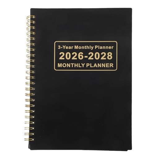 DOITOOL Monatsplaner 2026–2028: Monatskalender-Planer-Notizbuch für Studium und Beruf – Journal-Notizblock, Zielplanungsbuch A5 für die Terminplanung von Veranstaltungen, Terminen, täglichen von DOITOOL
