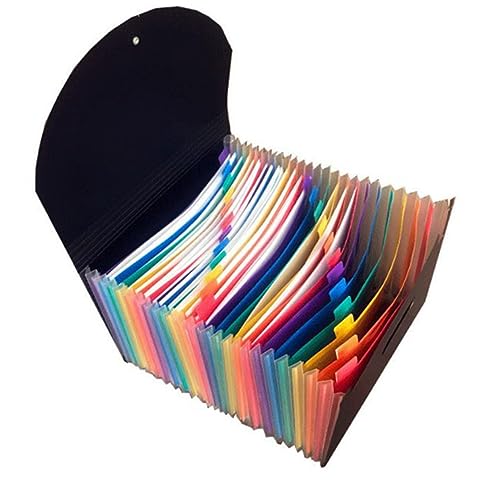 DOITOOL Multifunktionale Fächermappe aus PP für Dokumente Regenbogen Design für Schule Büro Zuhause Leicht und Strapazierfähig zur Organisation Wichtiger Unterlagen DOITOOL Multifunktionale Fächermappe aus PP für Dokumente Regenbogen Design für Schule Büro Zuhause Leicht und Strapazierfähig zur Organisation Wichtiger Unterlagen von DOITOOL