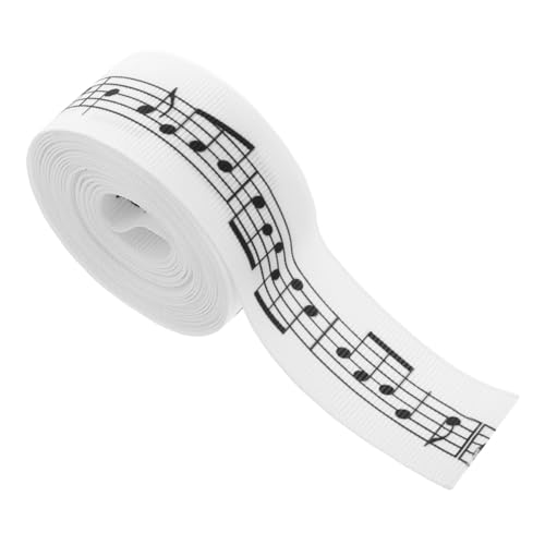 DOITOOL Musiknoten Geschenkband Yards Einseitiges Satinband für Geschenkverpackungen Party Dekoration und Feiertagsanlässe Breit Langlebig und Elegant DOITOOL Musiknoten Geschenkband Yards Einseitiges Satinband für Geschenkverpackungen Party Dekoration und Feiertagsanlässe Breit Langlebig und Elegant von DOITOOL