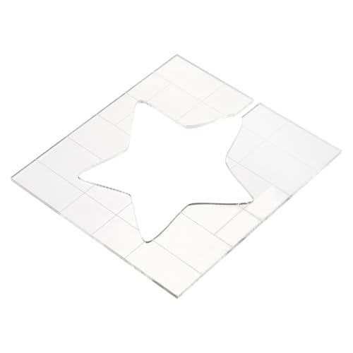 DOITOOL Nähschablonen Zubehör Stoff Patchwork Stern Nähvorlagen Quiltzubehör Herstellung Maschinenquiltvorlagen Zubehör Template Stencil Stitching Acryl Transparent DOITOOL Nähschablonen Zubehör Stoff Patchwork Stern Nähvorlagen Quiltzubehör Herstellung Maschinenquiltvorlagen Zubehör Template Stencil Stitching Acryl Transparent von DOITOOL