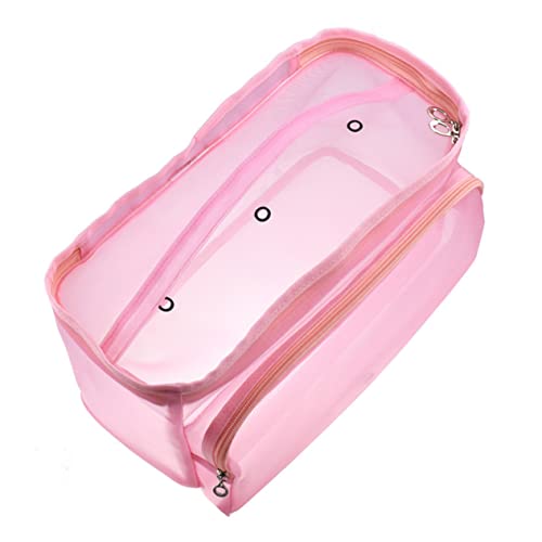DOITOOL Nähzeug Organizer Mit Reißverschluss Mesh Stricktasche Für Garn Und Zubehör Große Kapazität Leichtes Design Transparent Für Einfache Sichtbarkeit von DOITOOL