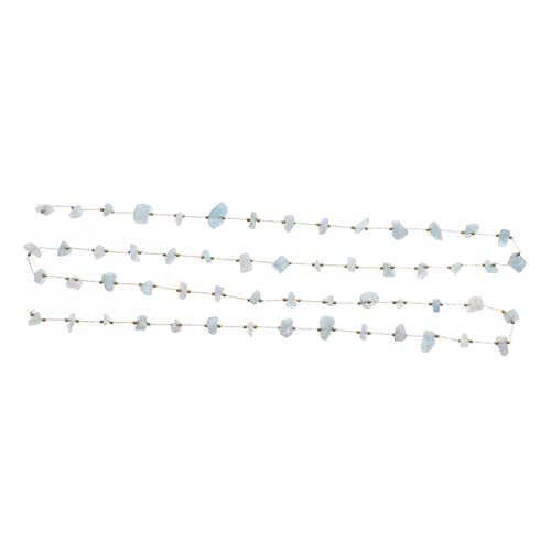 DOITOOL Natürliche Kristallsteinperlen Strang Blaue Getrommelte Edelsteine Unregelmäßige Schmucksteine für Diy Schmuckherstellung Langlebige Schmucksteine für Armband Halskette Ohrringe DOITOOL Natürliche Kristallsteinperlen Strang Blaue Getrommelte Edelsteine Unregelmäßige Schmucksteine für Diy Schmuckherstellung Langlebige Schmucksteine für Armband Halskette Ohrringe von DOITOOL