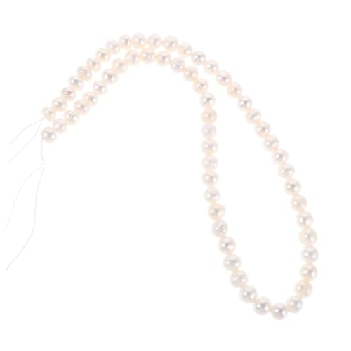 DOITOOL Natürliche Weiße Süßwasser-perlenkette Langlebige Gleichmäßige Perlen für DIY Schmuckherstellung Geeignet für Halsketten Armbänder und Dekorative Girlanden DOITOOL Natürliche Weiße Süßwasser-perlenkette Langlebige Gleichmäßige Perlen für DIY Schmuckherstellung Geeignet für Halsketten Armbänder und Dekorative Girlanden von DOITOOL