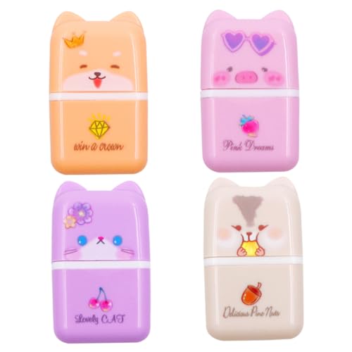 DOITOOL Niedliche Cartoon Roller Radiergummis 4 Stück Tragbare Kleiner Radiergummis für Schüler Praktische Schreibwaren für Schule und Büro Kawaii Tierdesigns für Kinder DOITOOL Niedliche Cartoon Roller Radiergummis 4 Stück Tragbare Kleiner Radiergummis für Schüler Praktische Schreibwaren für Schule und Büro Kawaii Tierdesigns für Kinder von DOITOOL