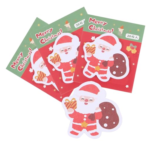 DOITOOL Niedliche Weihnachts Notizblöcke mit Selbstklebenden Memo Pads Cartoon Santa Designs Praktische Büro und Schulzubehör Vielseitig Einsetzbar für Notizen Planung und Archivierung DOITOOL Niedliche Weihnachts Notizblöcke mit Selbstklebenden Memo Pads Cartoon Santa Designs Praktische Büro und Schulzubehör Vielseitig Einsetzbar für Notizen Planung und Archivierung von DOITOOL