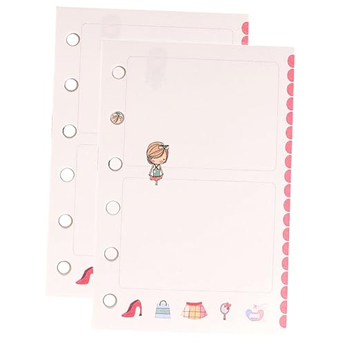 DOITOOL Notizbuch Nachfüllpapier für Ringordner Hochwertiges Flexibles Glattes Schreibpapier für Notizen Skizzen und Kreative Projekte von DOITOOL